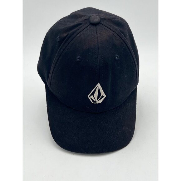 Volcom Kid Black Baseball Cap With White Embroidered Logo - Picture 2 of 15